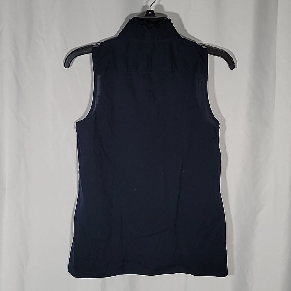J.Crew Ruffle Trim Crepe Tank Top - Picture 2 of 7